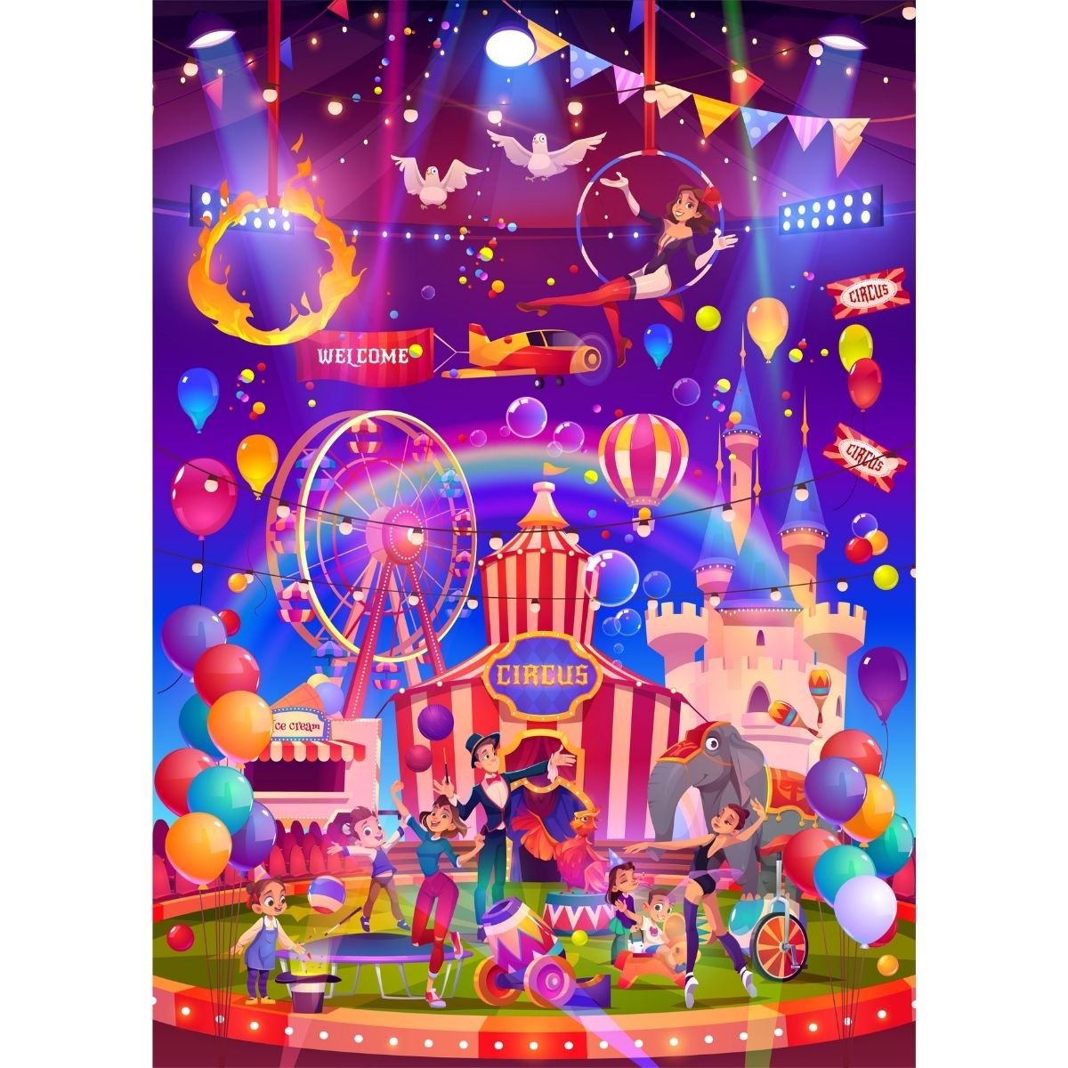 ArtRelief Jigsaw Puzzles 1000 Pieces for Adults Kids Puzzle Board Game